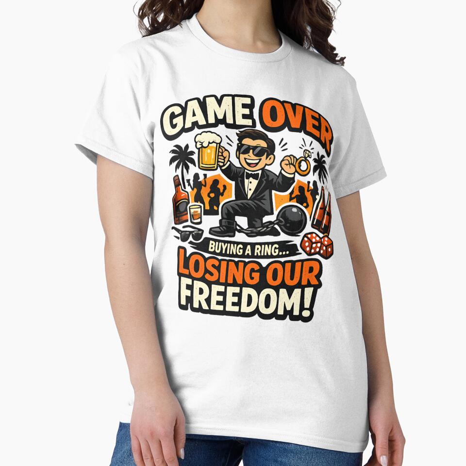 Game Over - Bachelor Party humor by SidTastic
