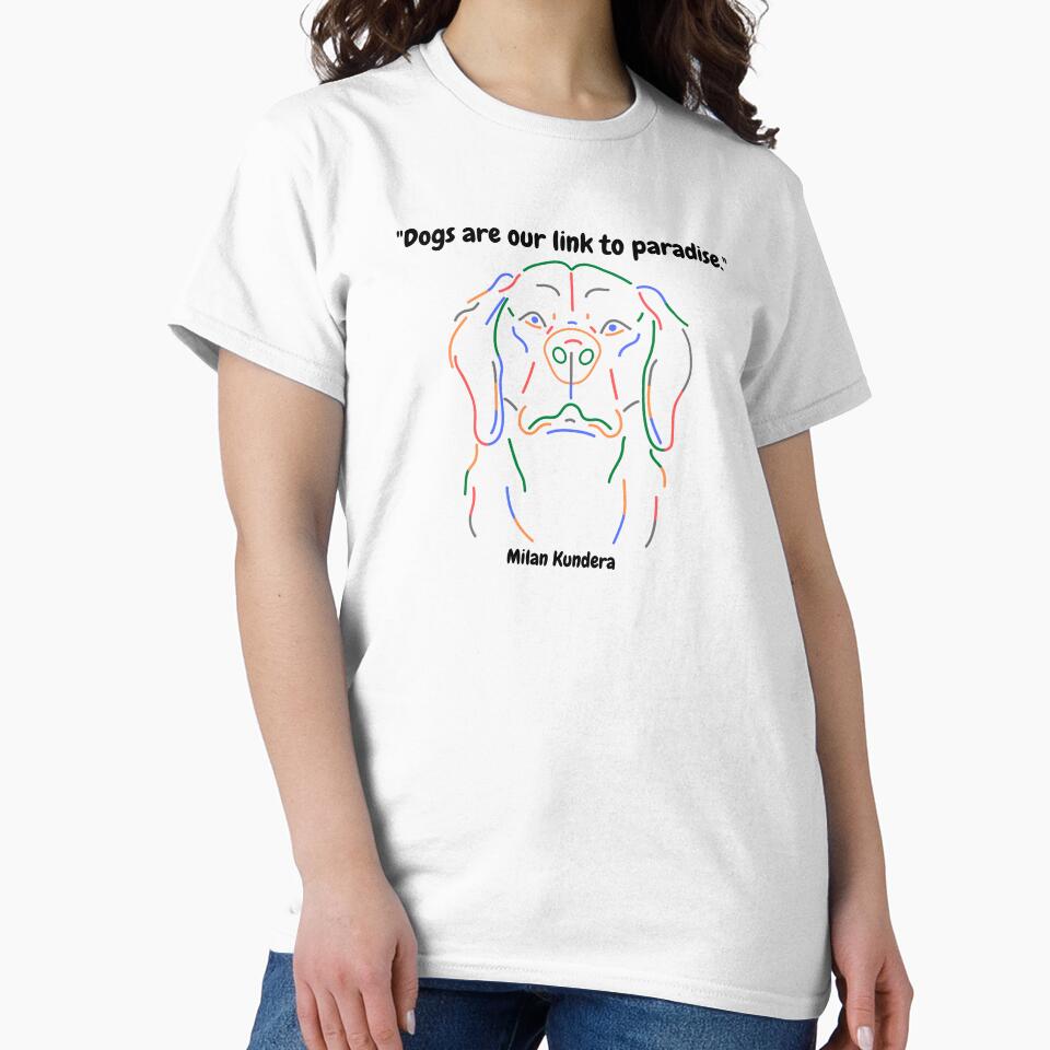 Dogs are our link to paradise by CrossTheL1ne
