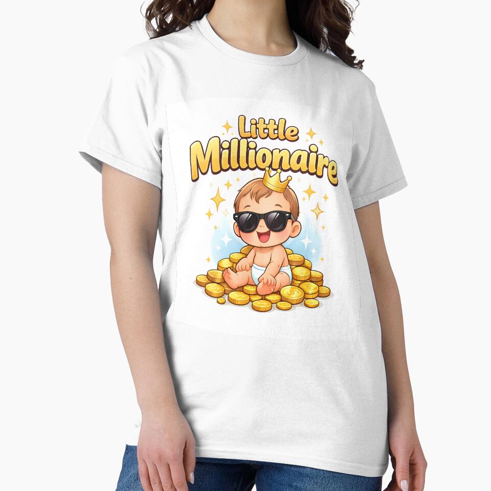 Little Millionaire Baby With Gold Coins by Sneh024