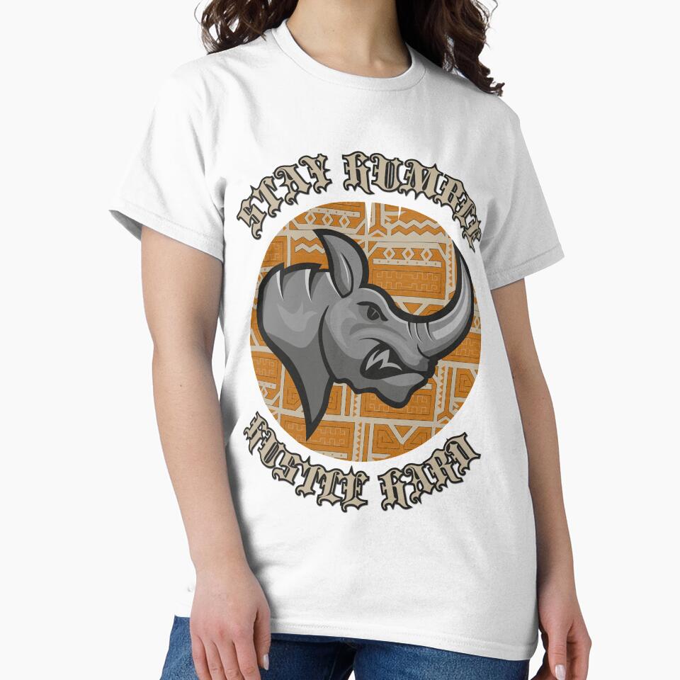 Deadfamous Stay Humble, Hustle Hard Rhino by Dead-Famous