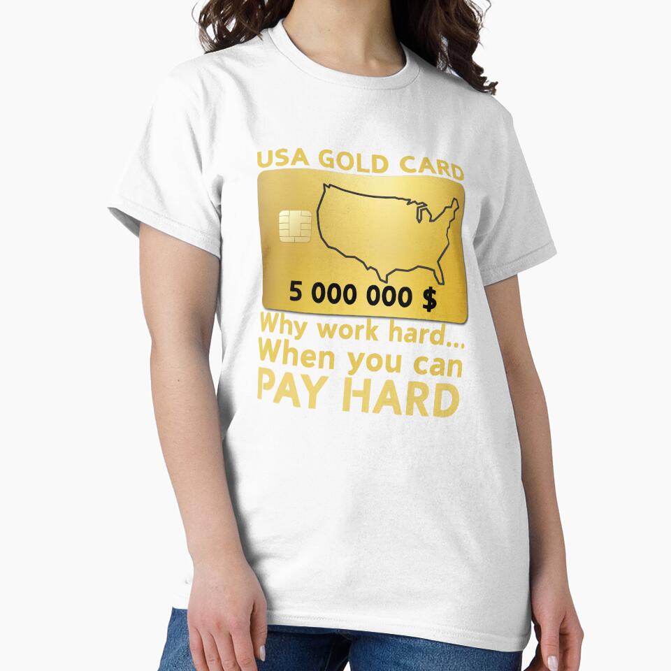 USA GOLD CARD PROGRAM SHIRT by The Art of Kkatarynka