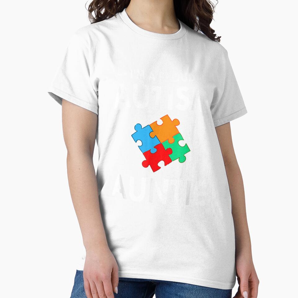 I'm A Proud Autism Auntie Family Matching Autism Awareness by ninapfvu