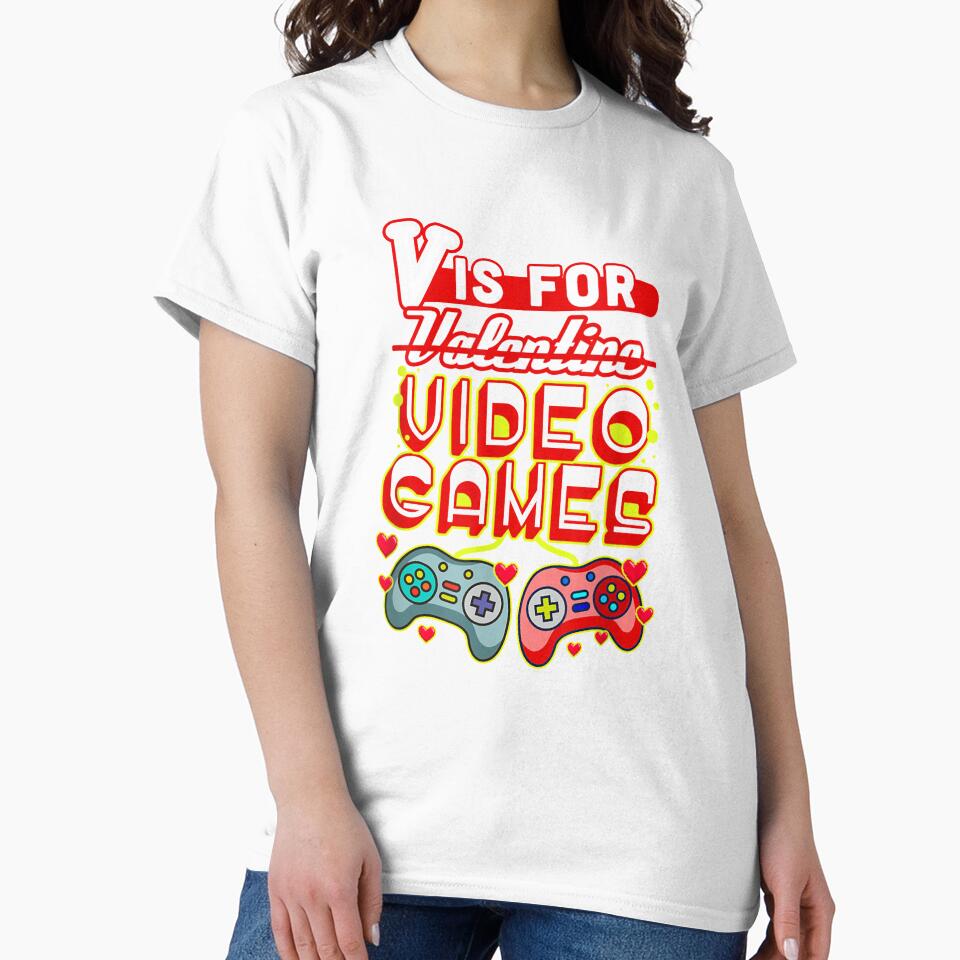 V Is For Valentine Video Games Funny Valentine For Gamers by ninapfvu