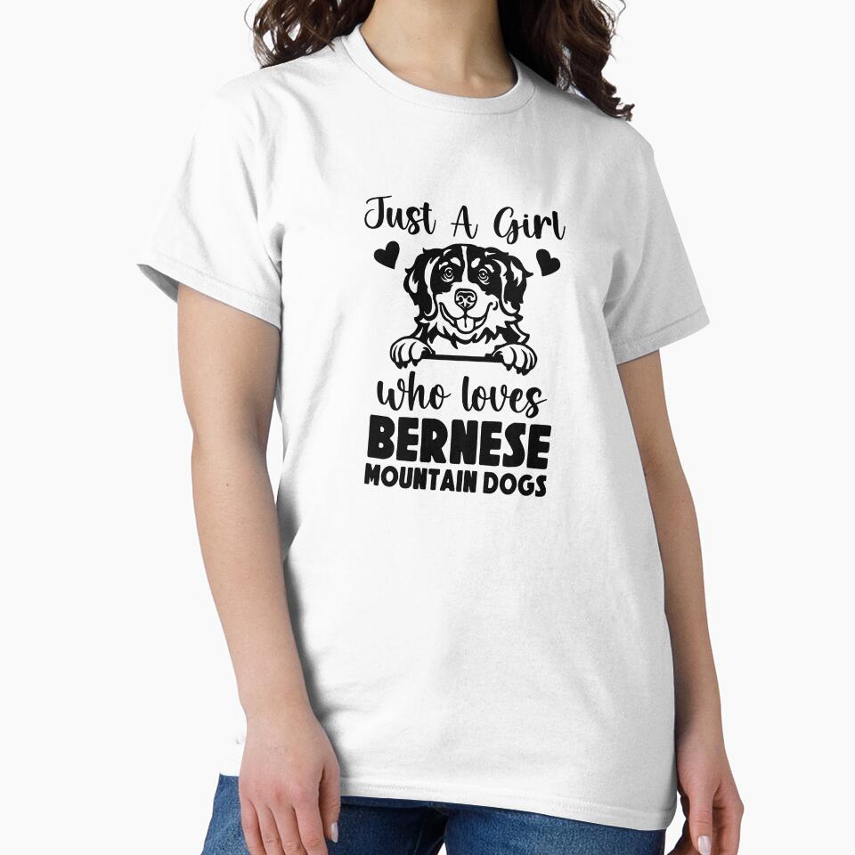 Just a Girl who loves Bernese Mountain Dogs by beastieboutique