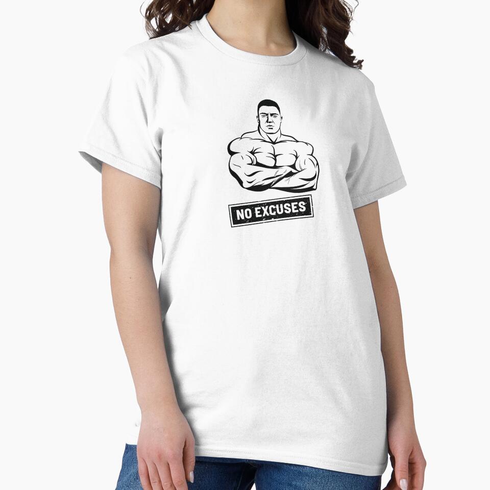 No excuses bodybuilding by ShirtWardrobe