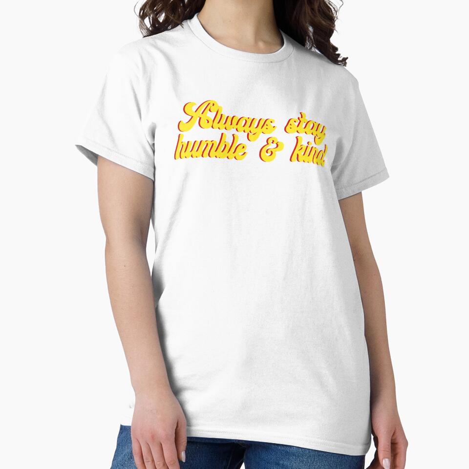 Always Stay Humble Kind | Yellow by KarolinaPaz