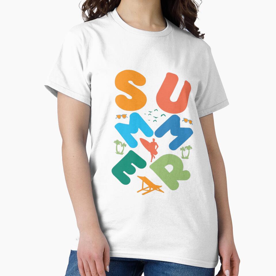 Summer Shirt, Cute Summer Shirt, Hello Summer Shirt, Vacation Shirt, by Goraty2020