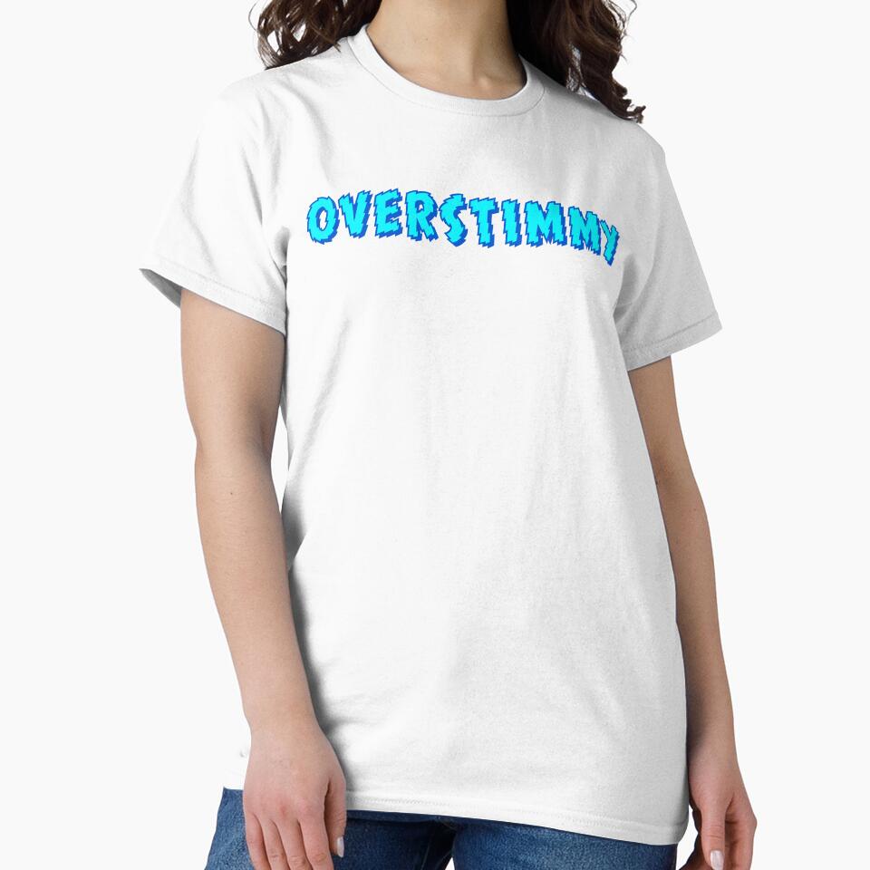 Overstimmy, Blue Shakey Typography by Memes N Lore