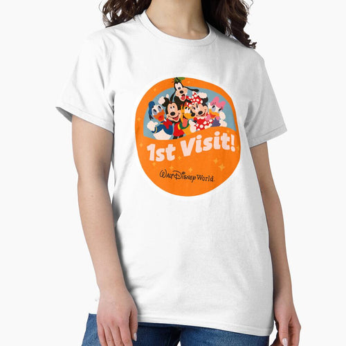 1st Visit WDW Button by tbcalligraphy