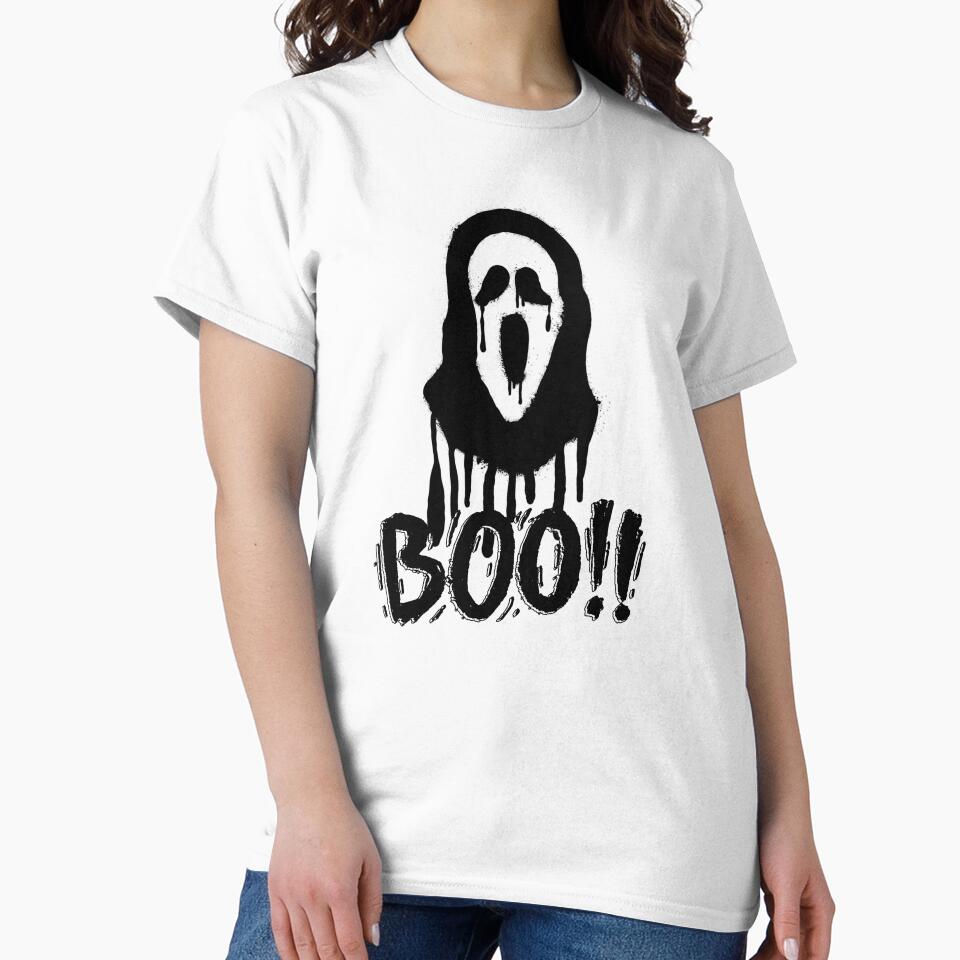 Booh! Cute Spooky Ghost | Ghostcore Aesthetic Design by AeraArts