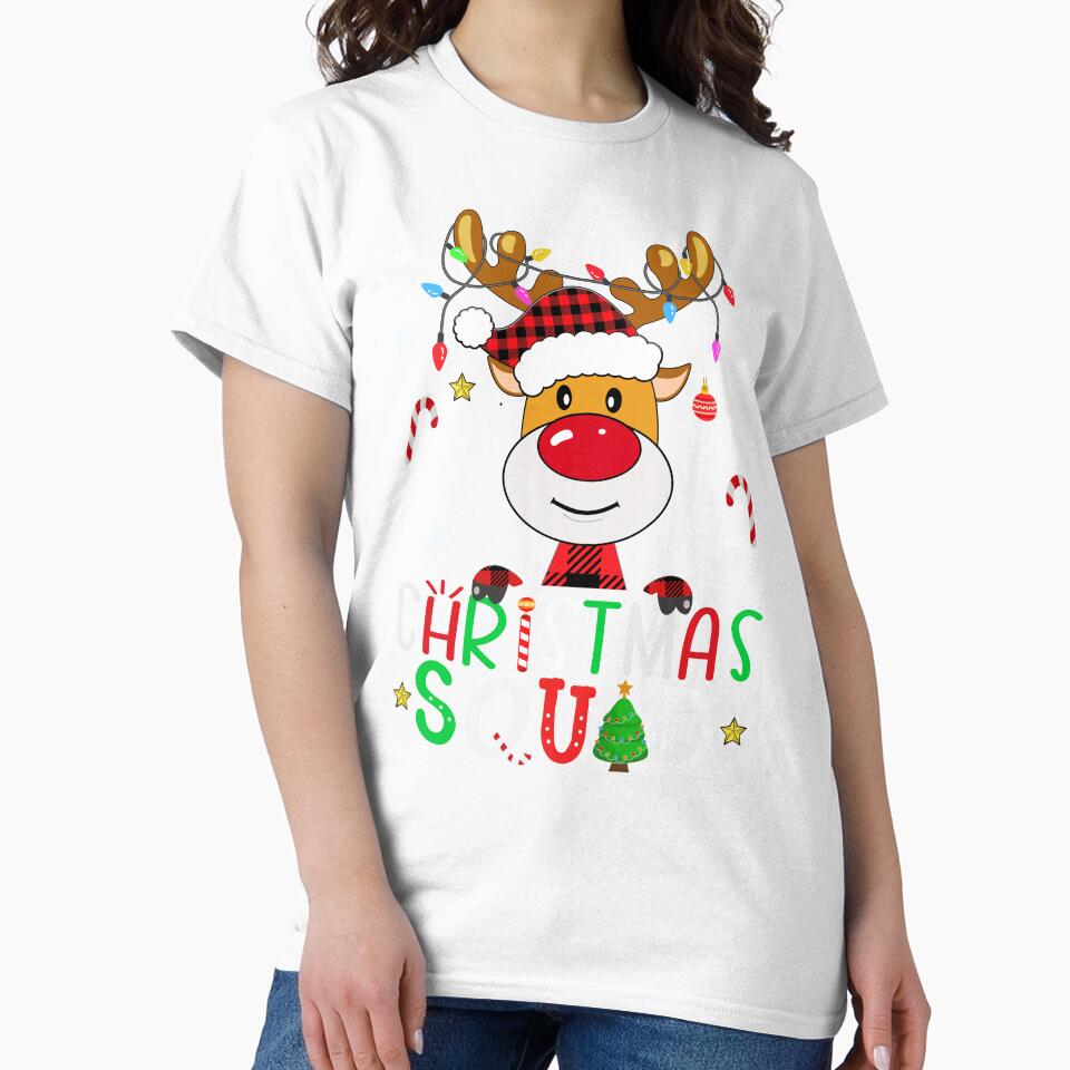 family christmas squad 2023 shirt , matching christmas pajama reindeer team shirt by ZAIN JAMAL