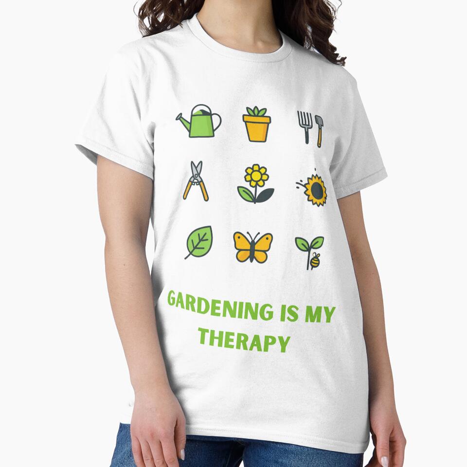 Gardening Is My Therapy  Funny Gardening by AleksandraJac05