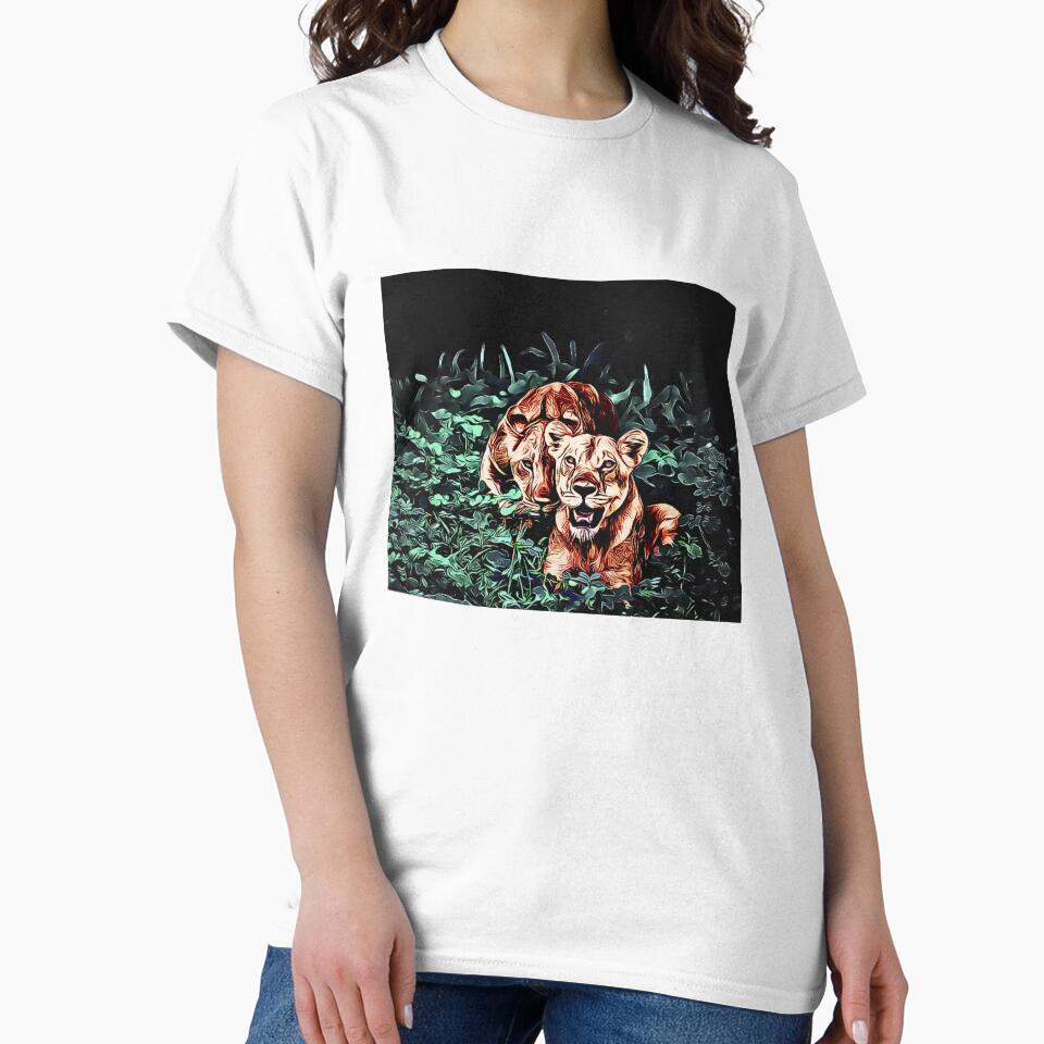 two tigers in jungle by Cedex