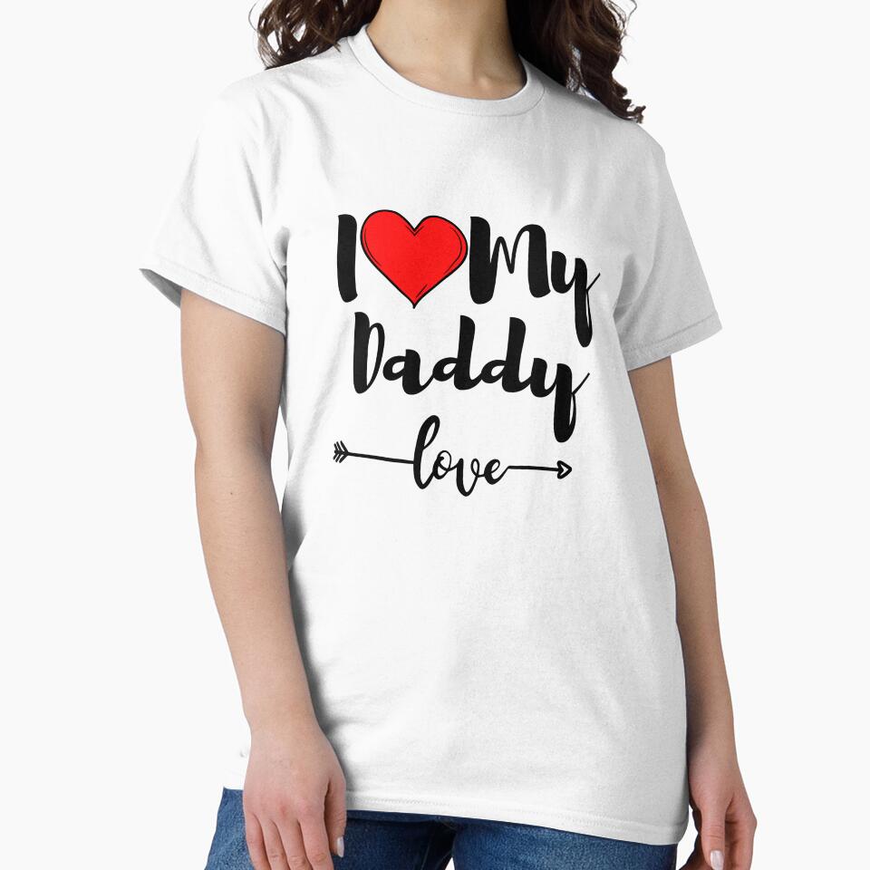 I Love My Daddy Big Red Heart by BoomBoomBaby