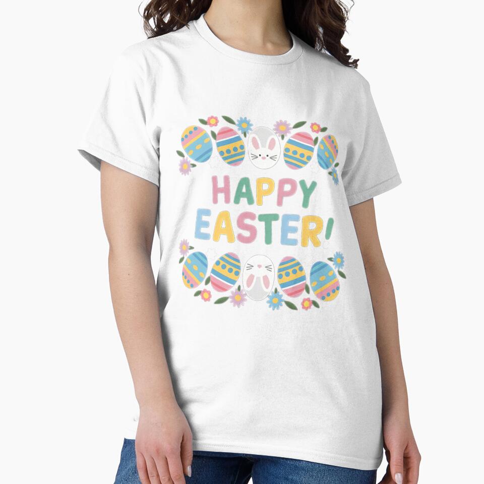 easter colorful happy easter with eggs,Happy Easter,Easter Humor,Easter Day, easter design by Expressions-Sel