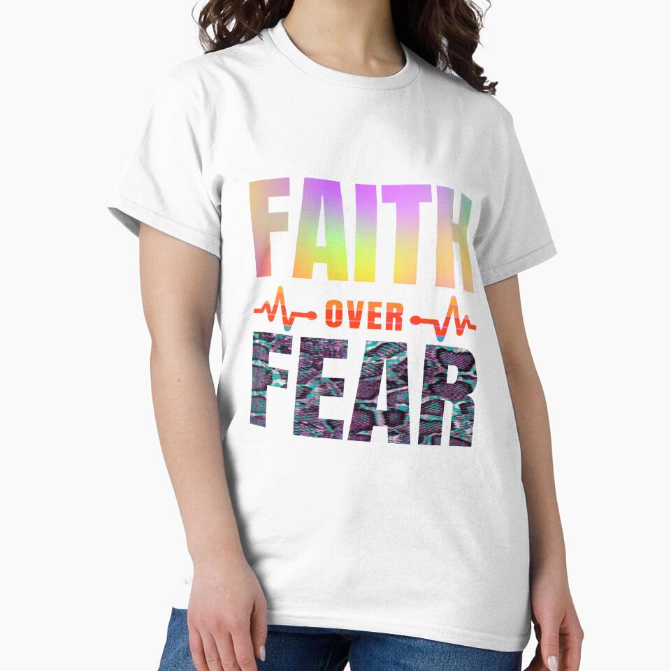 Faith Over Fear - Religious Quotes by Delandor