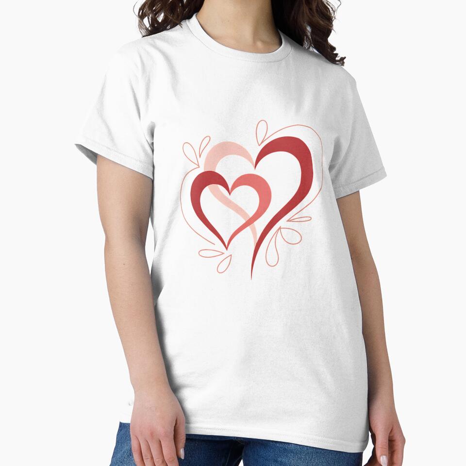 Cute Hearts in Love Couples Valentine Day Pajamas Women Men by clothesy7