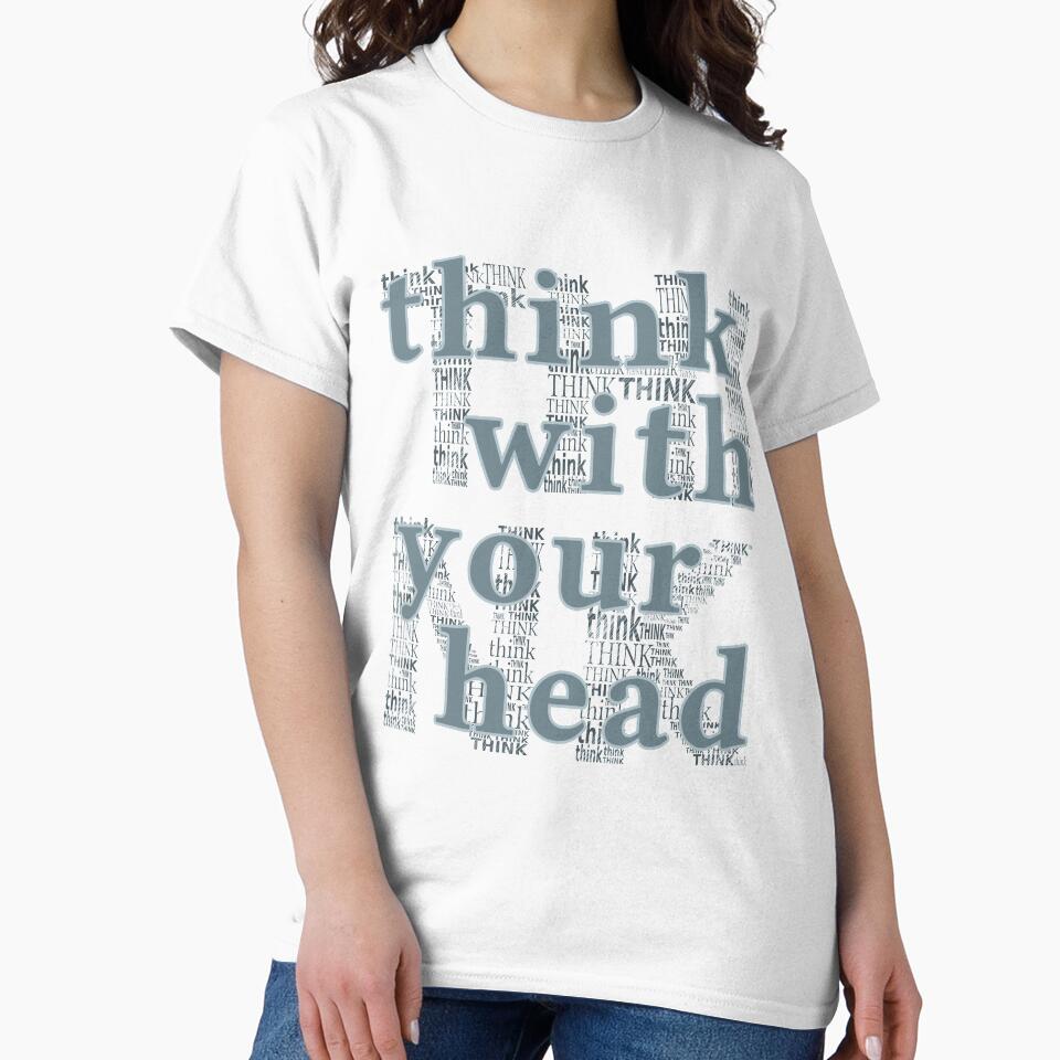 think with youe head (text) by tuzlay