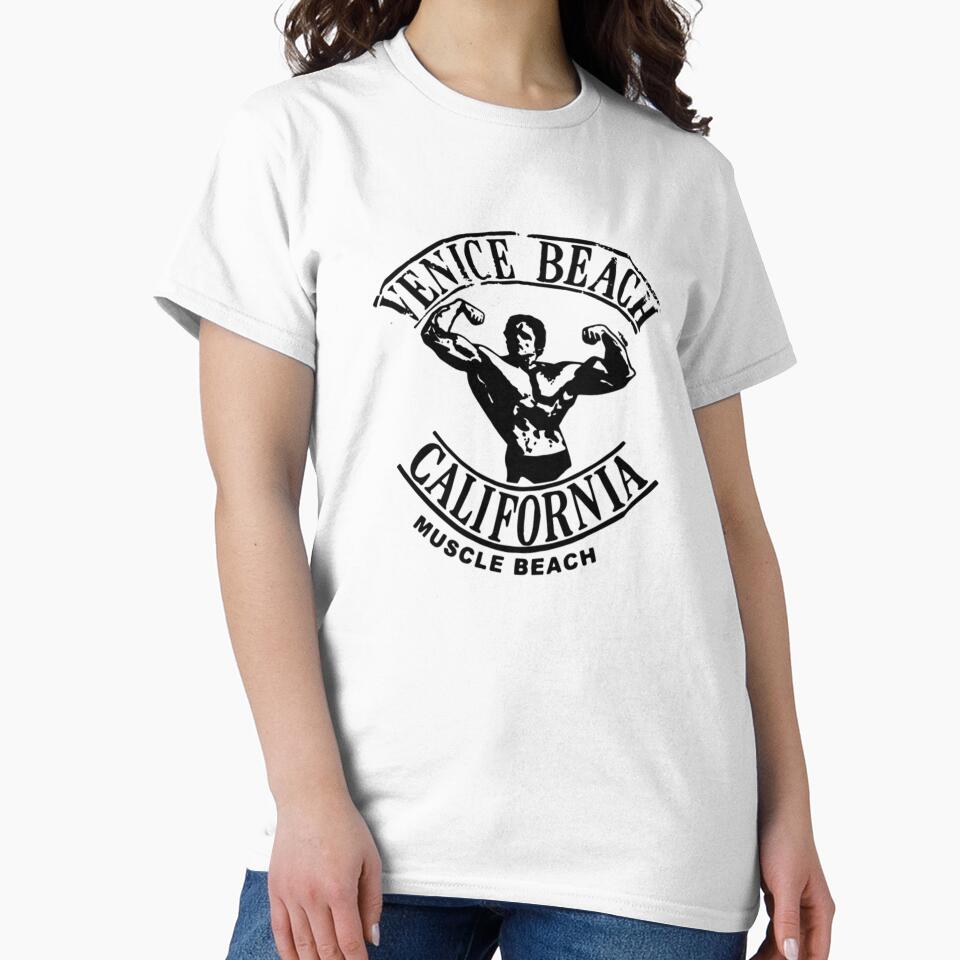 Venice Beach T-ShirtVenice Beach California, Muscle Beach by LuluLittleItaly