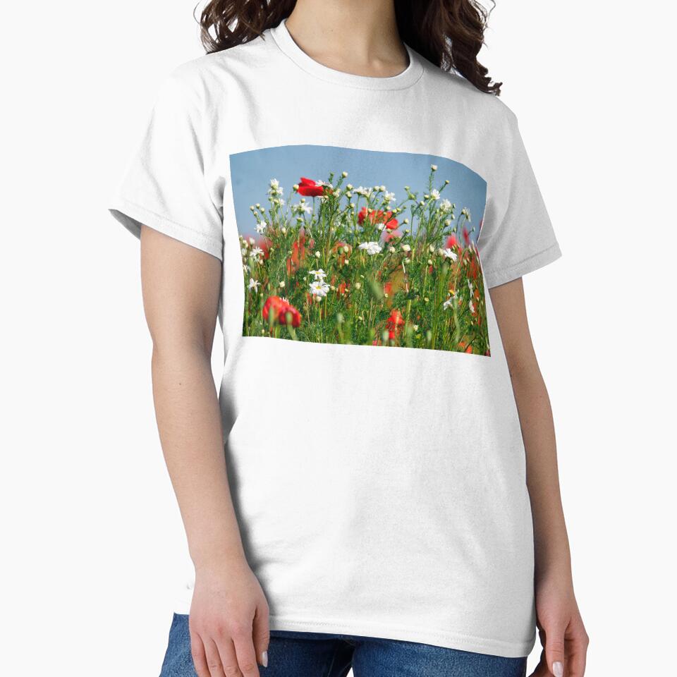 Wildflowers close up, nature background, spring season by goceris