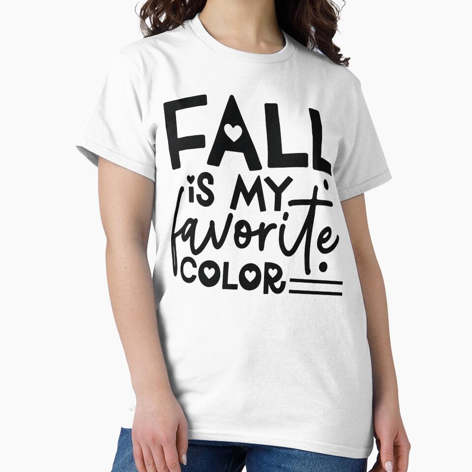 Fall Is My Favorite Color - Cute Autumn Season Retro Vintage Aesthetic Leaves Pumpkin Spice Gift by FuzionRaptor