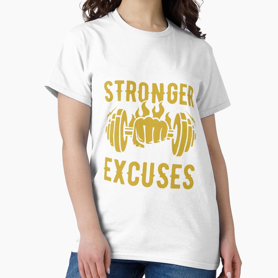 Be stronger than your excuses design by Smartmano