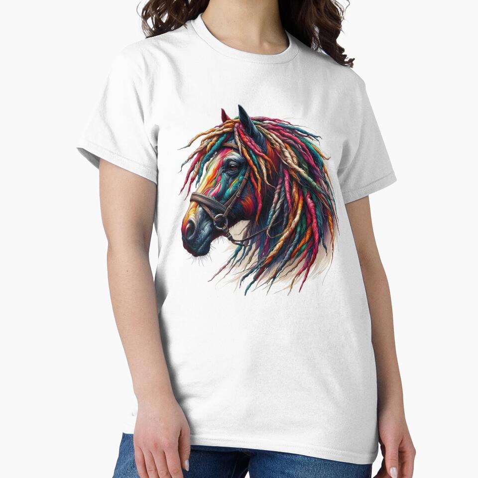 Vibrant Horse with Dreadlocks by gkhanco