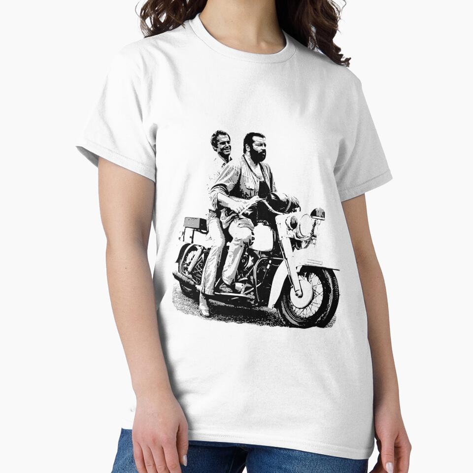 Bud Spencer Terence Hill on motorbike | budflux.com by Budflux
