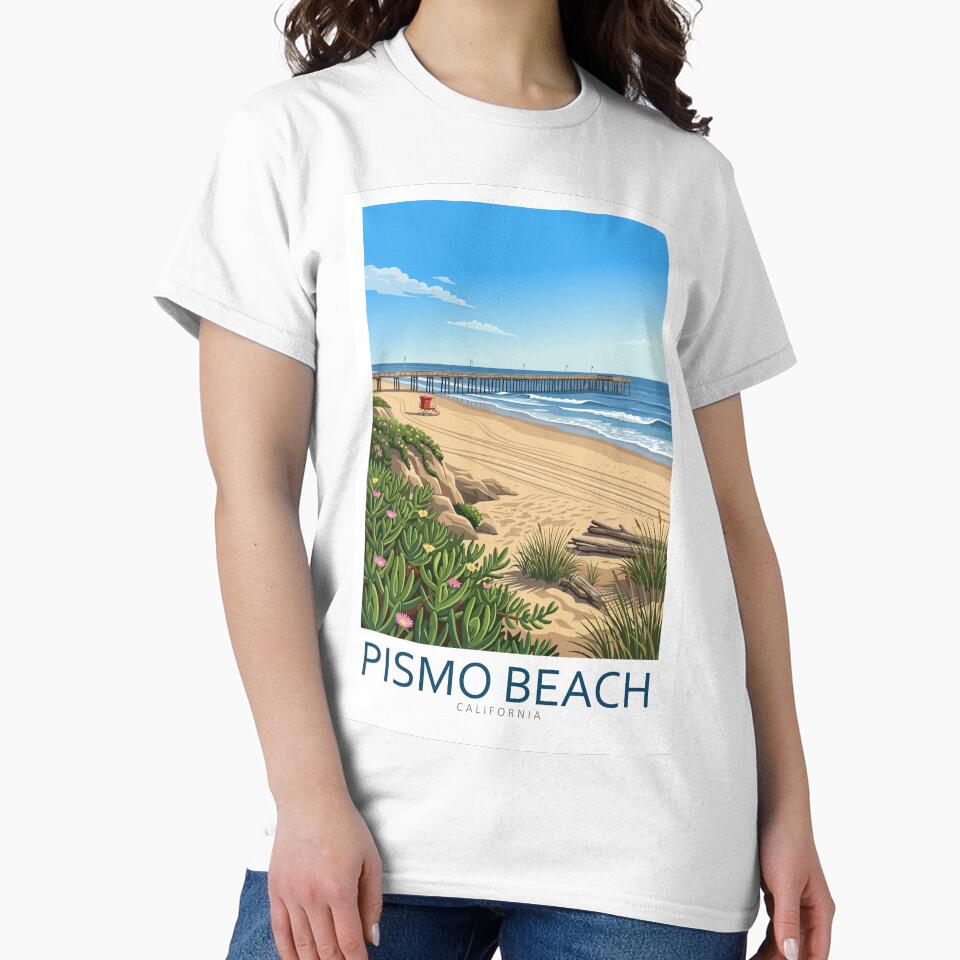 Pismo Beach California - Travel art by Marciolini