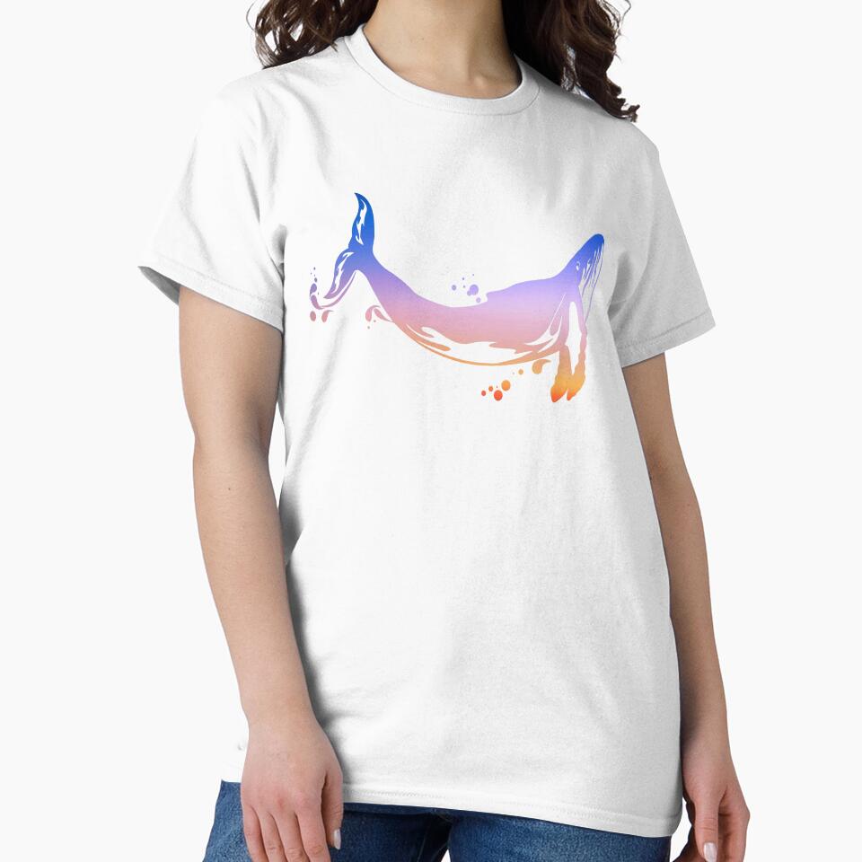 Humpback Whale In Sunset Colors by Heathermarie321