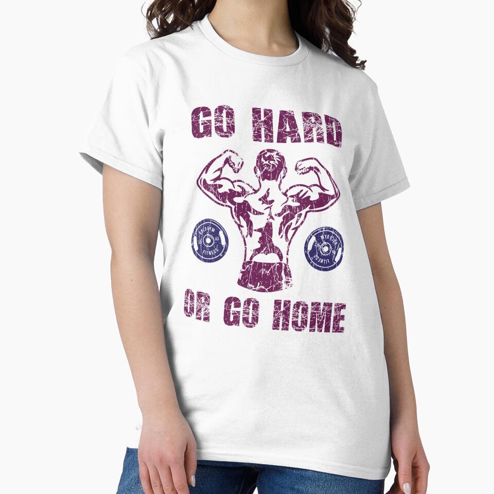 Fitness Gym Go Hard or Go Home by MaximWundersee