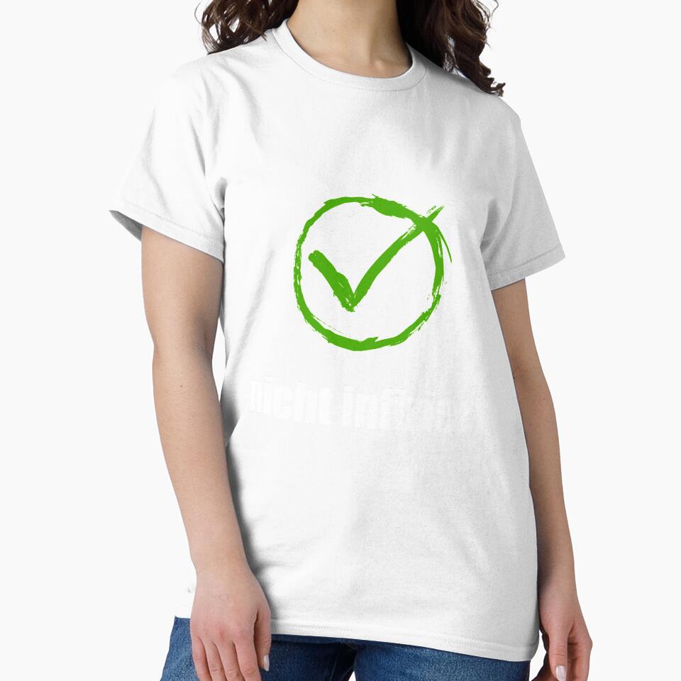 Not infected, no virus! not contagious don't panic by Denis Rösler