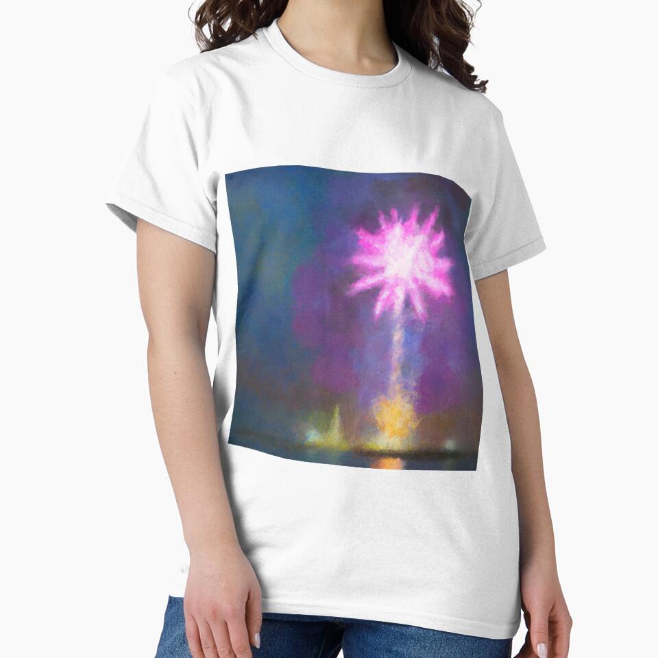 firework at midnight by MyOilArt4you