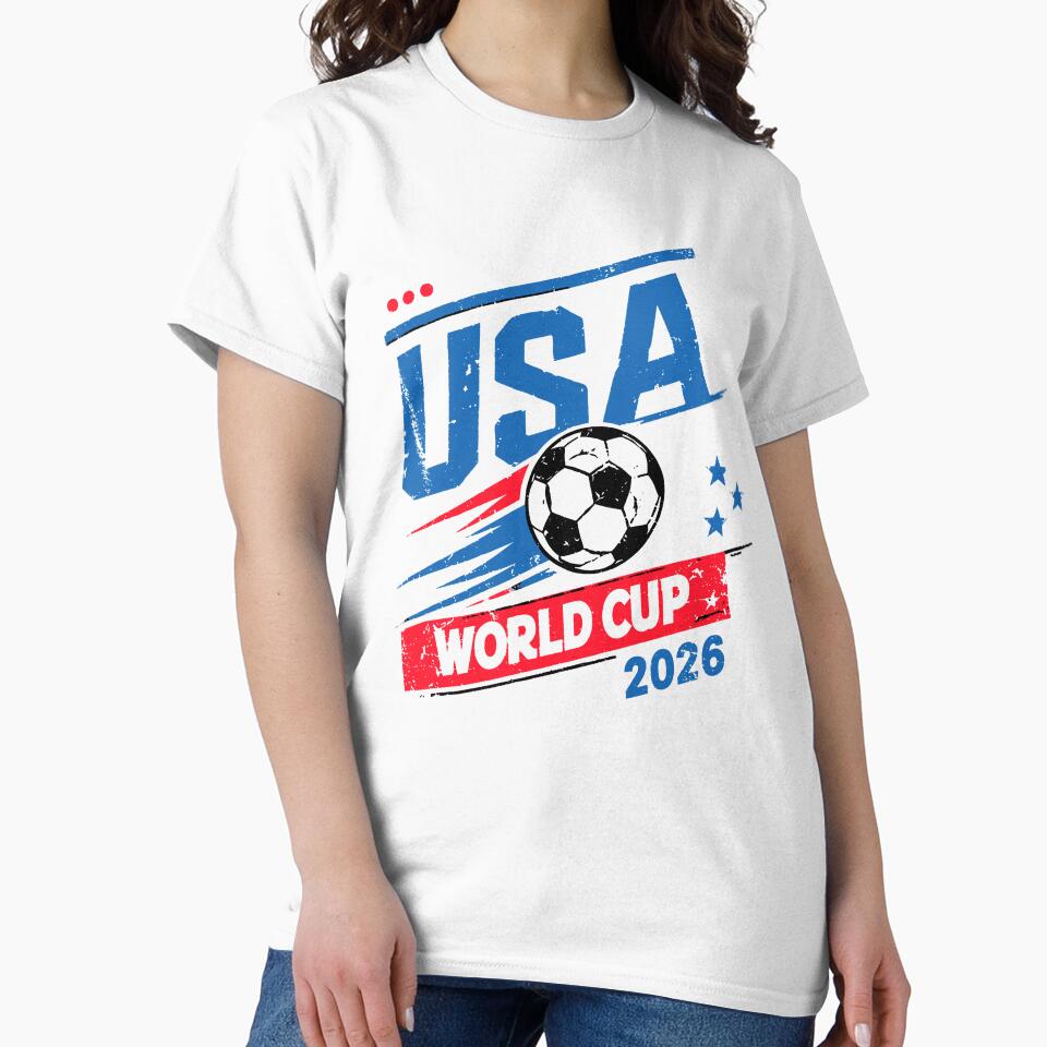 Vintage USA World Cup 2026 Soccer Shirt, Patriotic American Football Fan Graphic by kennedy-brook