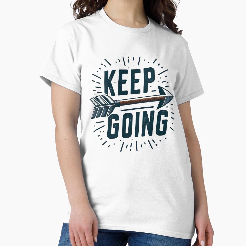 keep going, never surrender, motivation by TrueArtVibes