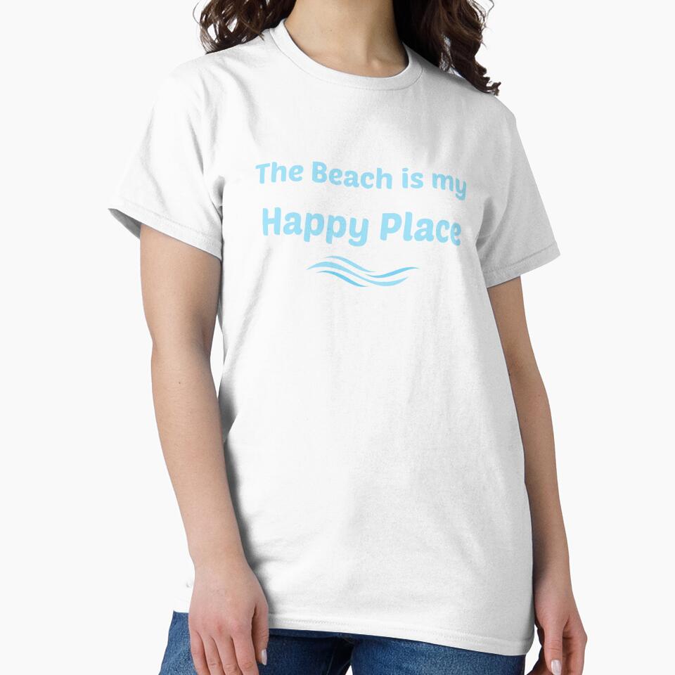 The Beach Is My Happy Place by artistoutfitter