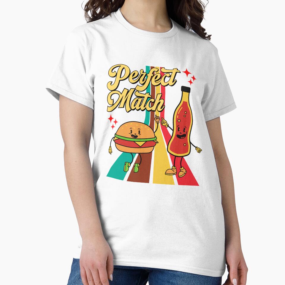 Perfect match valentine cute retro vintage Valentine design by ArtfulGiftShop