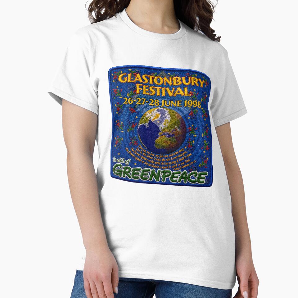Glastonbury Festival 1998 - Embroidery style by DravensApparel