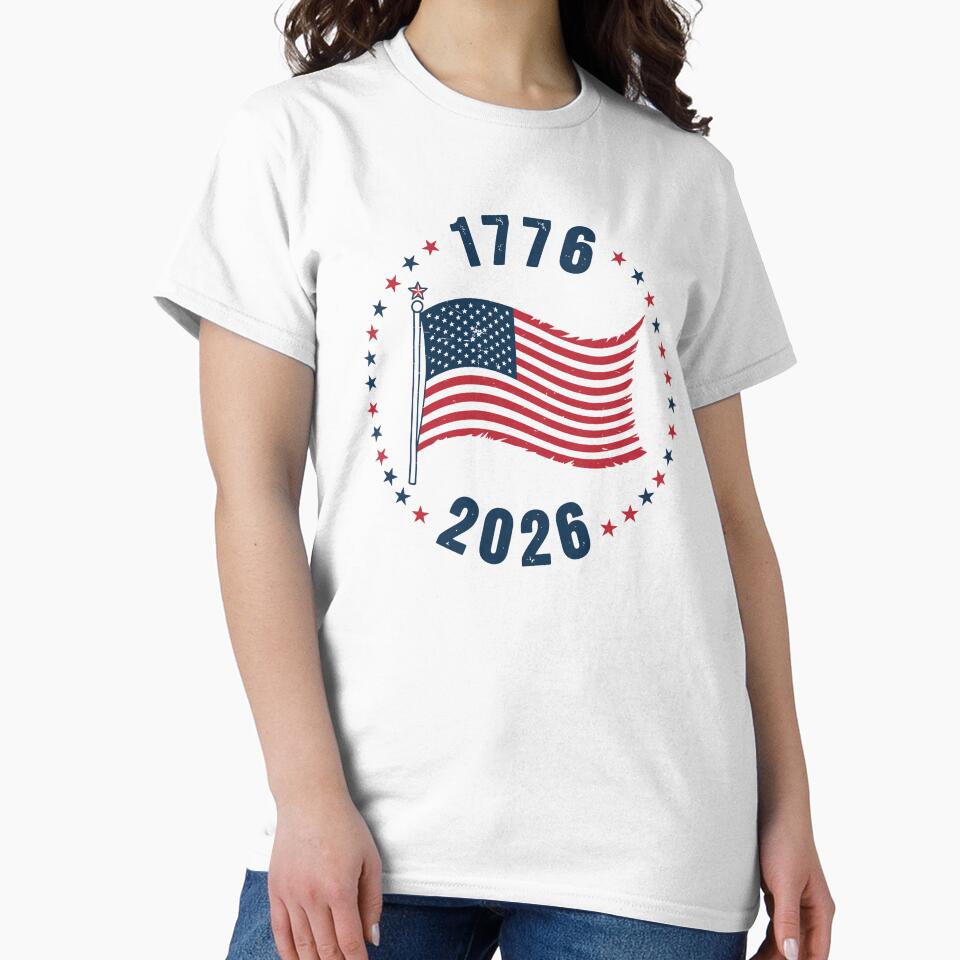 1776 2026 America 250 Years Flag by ShopVelona