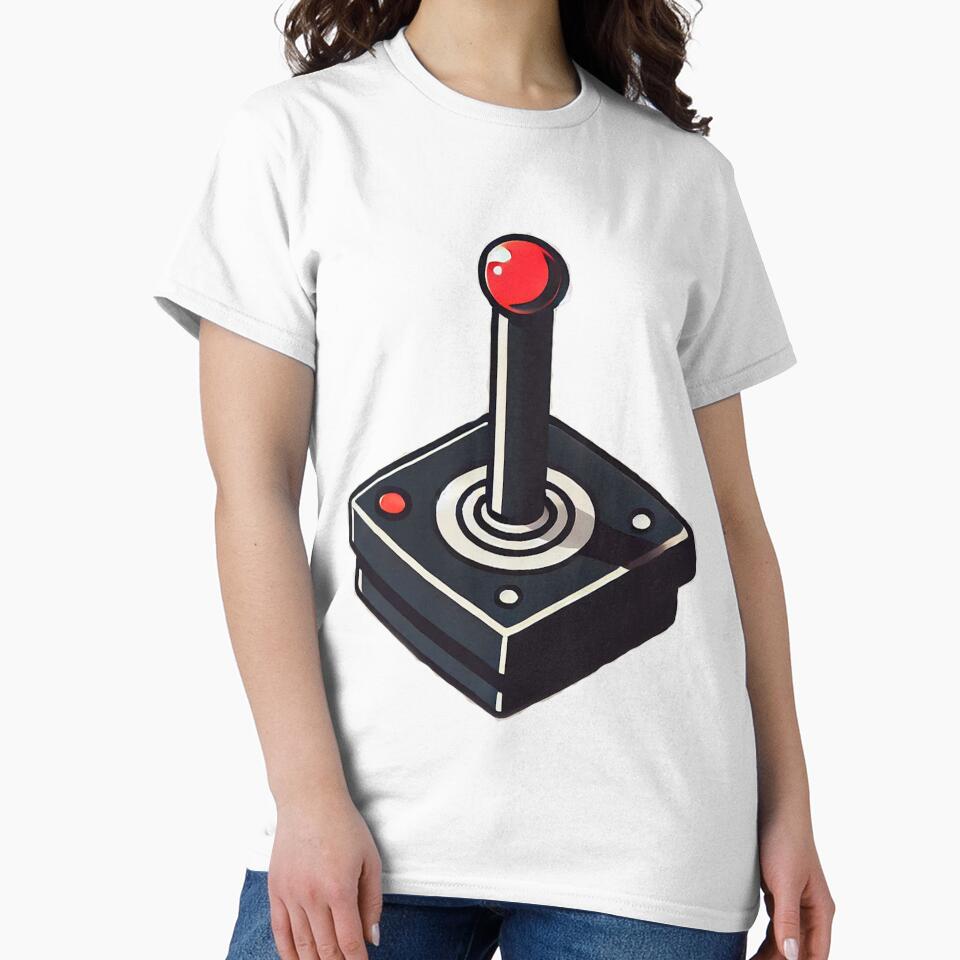 Retro Joystick Gaming Art by QuirkWears