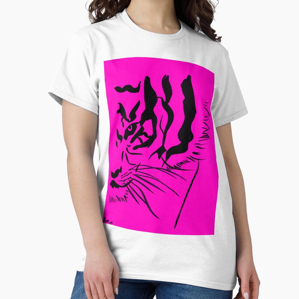 Eye of the Tiger - Pink & Black by Niina  Niskanen