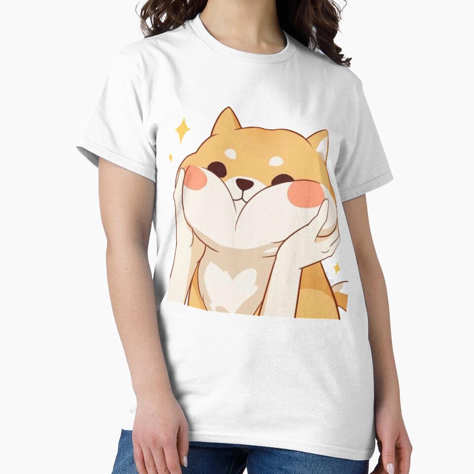 Cute Chubby Shiba Inu Japanese Dog by MagicArtworks