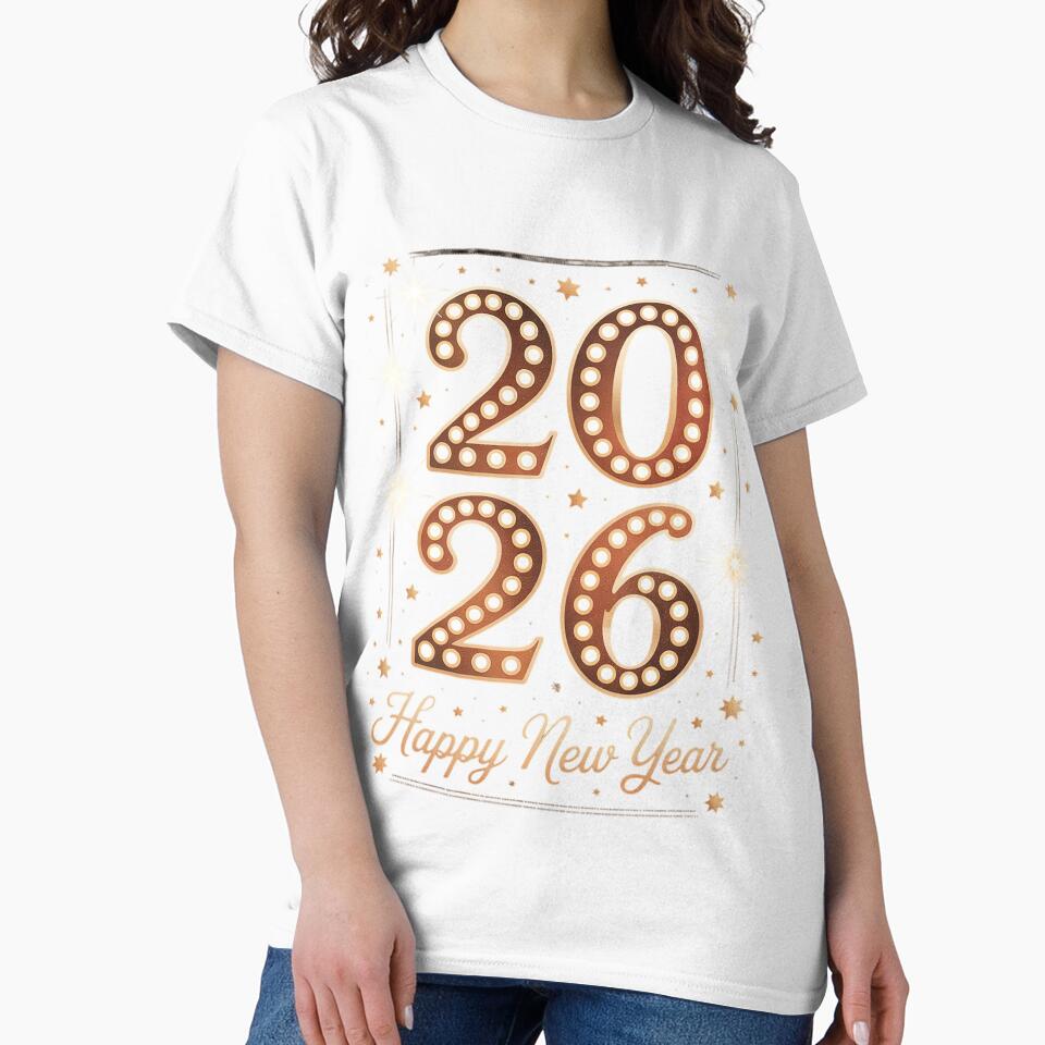 Happy New Year 2026 Gold Party Eve Family Xmas by MonsterBuddiess