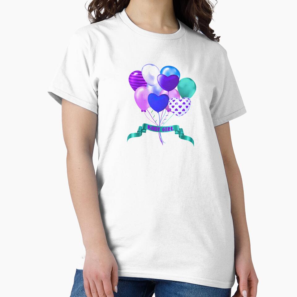 Baby Girl Balloon Bundle - Dk. Purple (Incl. Maternity & Baby Wear) by PawsitiveMum
