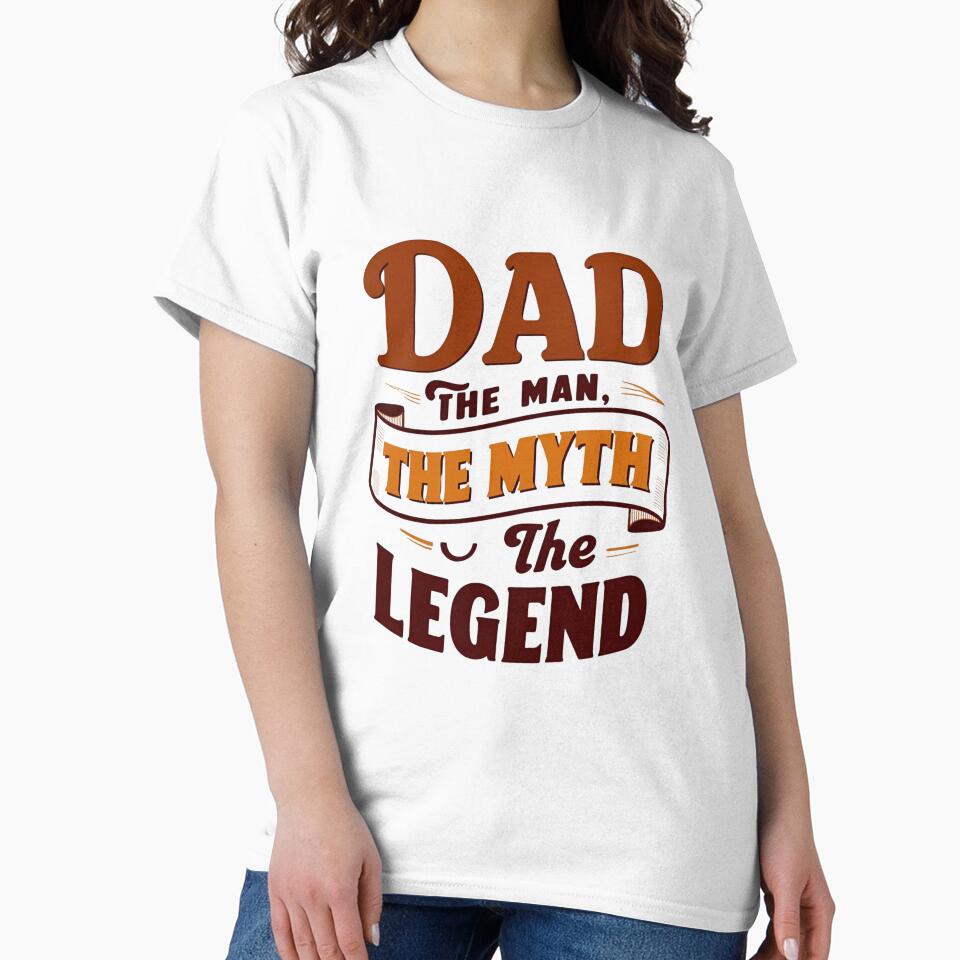Dad: The Man, The Myth, The Legend | Father's Day Gift | Proud Dad Tee by azersan