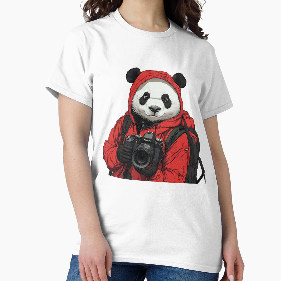 Panda with Camera by NicolasGlowArt