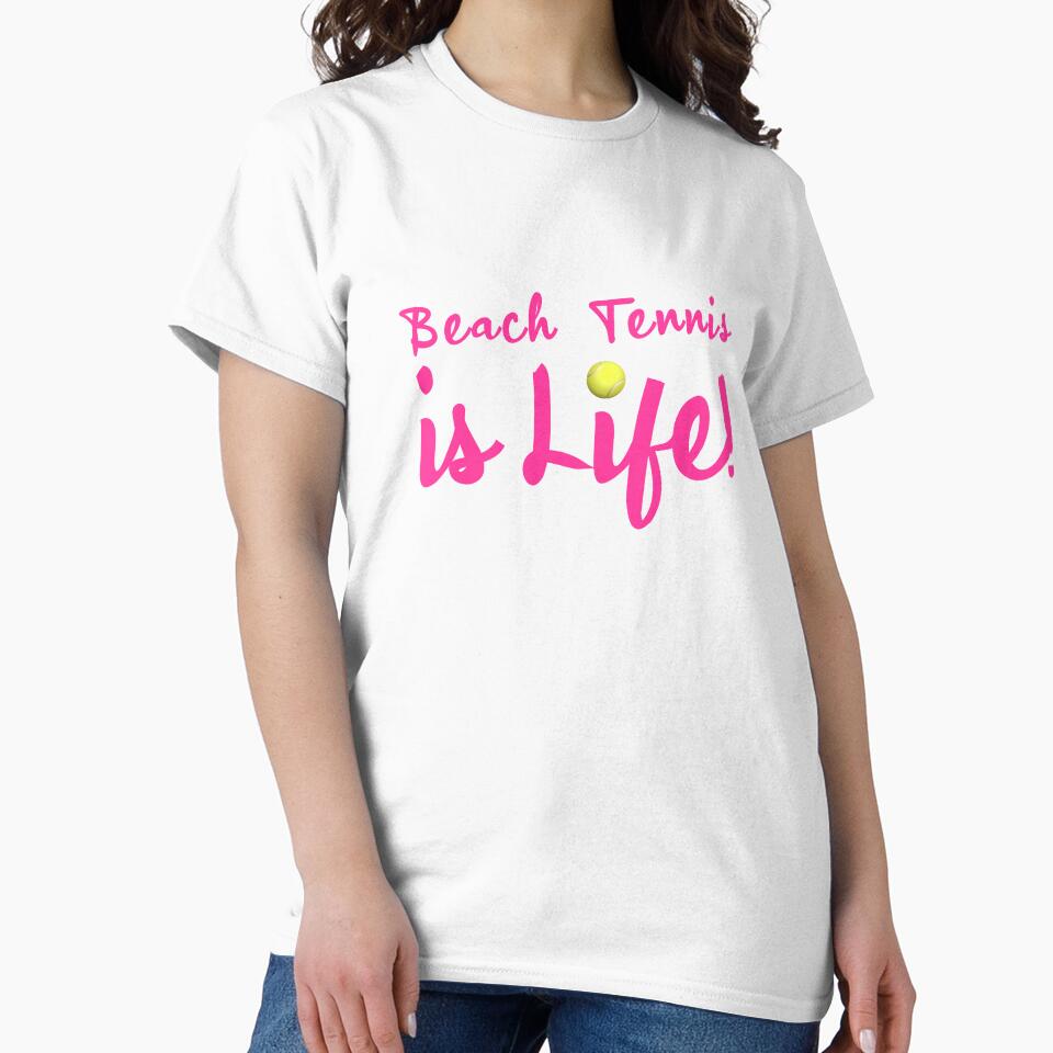 Beach Tennis is Life! Magenta Edition by angelisart