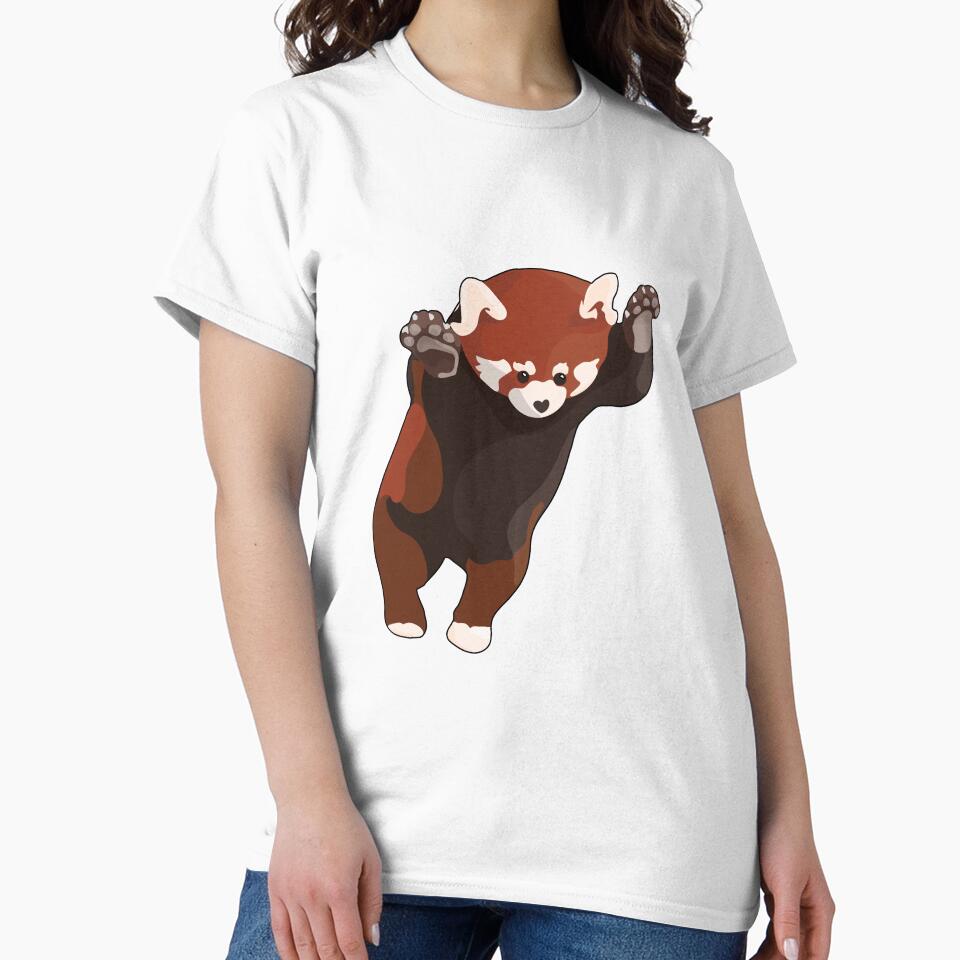 Red Panda Excited by Art Landing