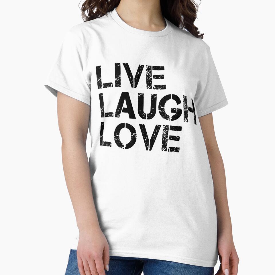 Live Laugh Love - Motivational Words by texteestore