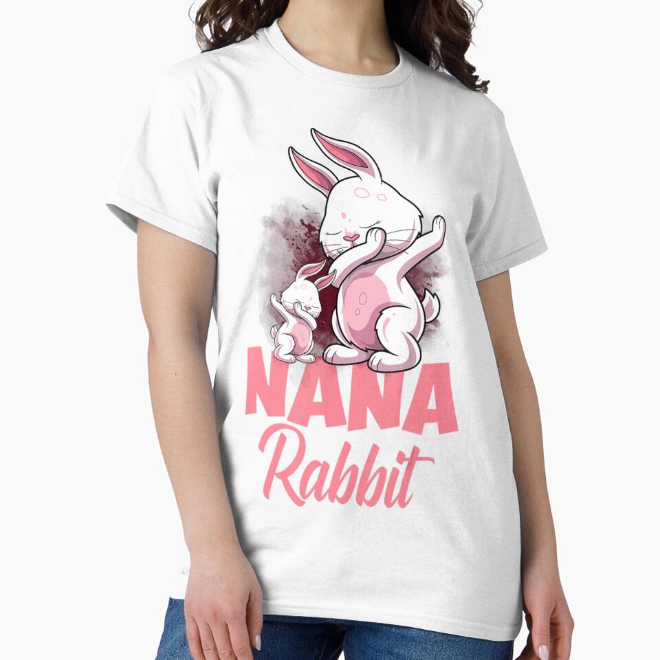 Nana Rabbit  Matching Family  Easter Dab Grandma by TroyCrona